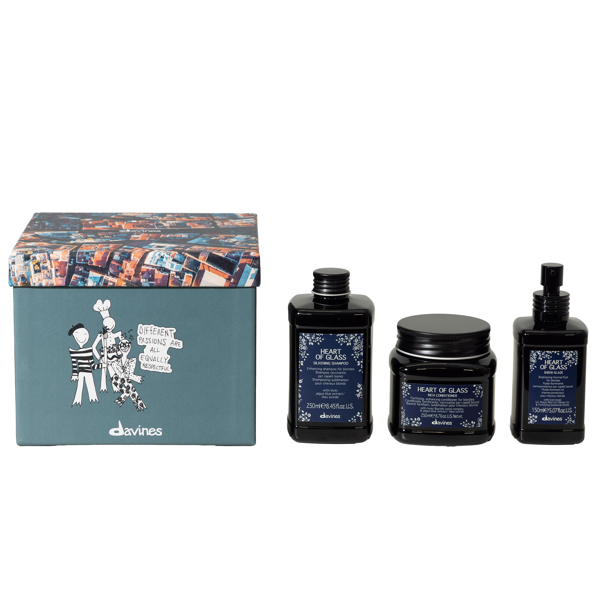 Davines Holiday -  The Liberal Heart of Glass Kit